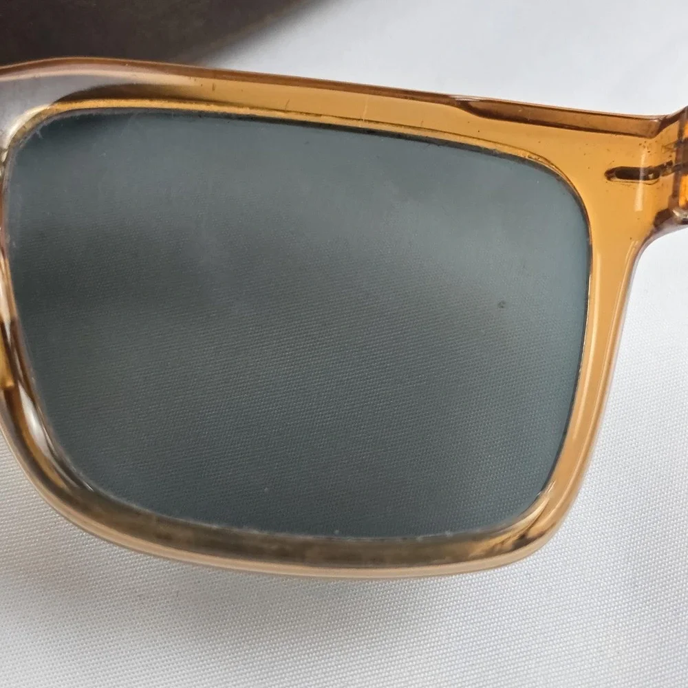 Roka Barton Sunglasses Mens 56-18-134 Brown Gray Tinted Square E7547-0956